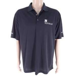 Nike Golf Men Polo Dri-Fit Stay Cool " WENSMAN" Enlist Black Size L - NWT